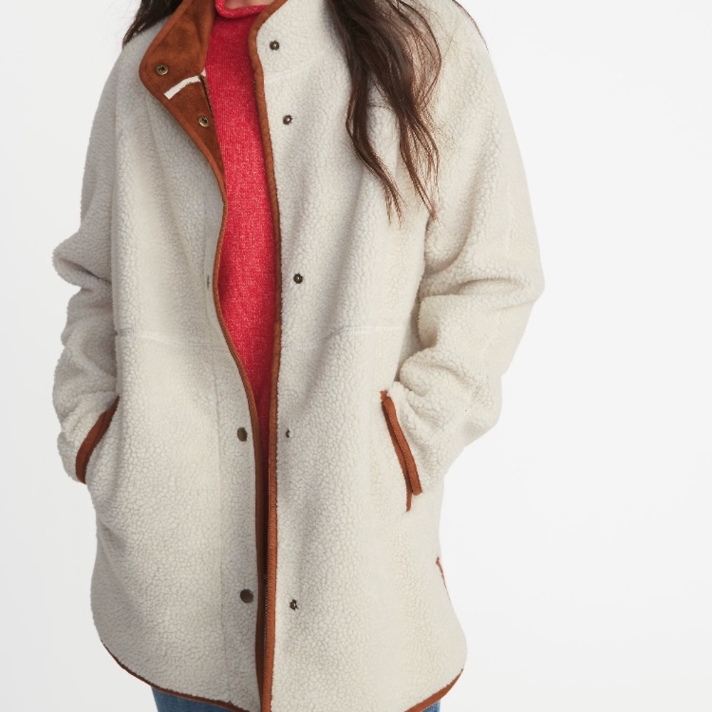Sherpa Faux-Suede Coat